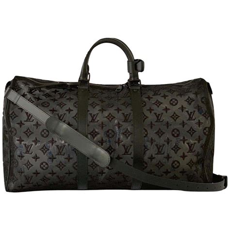 louis vuitton keepall 50 bandouliere black|Louis Vuitton Keepall 50 size.